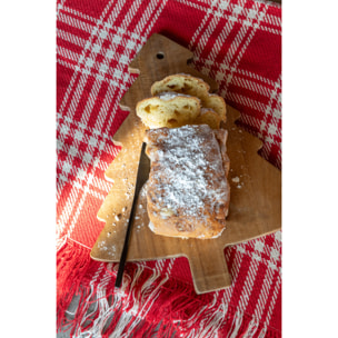 J-Line planche à fromage + couteau Sapin de Noël - bois - naturel