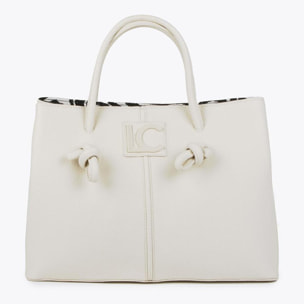 Borsa shopper media con dettagli