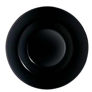 6 platos llanos negros 29 cm Friend's Time - Luminarc