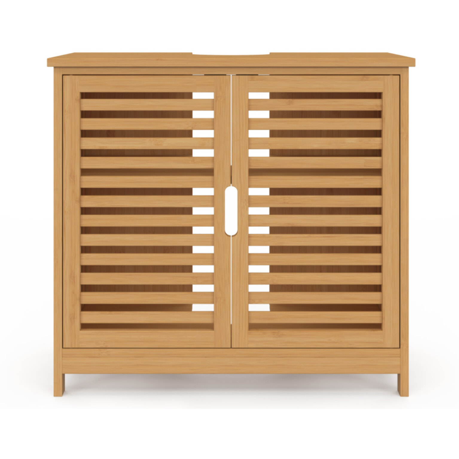 Meuble sous vasque sur pieds Maya 2 portes