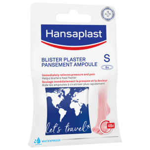 Pack de 3 - HANSAPLAST AMPOULE PETITE TAILLE - Boîte de 6 pansements