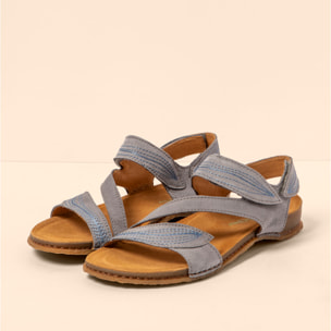 Sandalias N5810 NOBUCK LAVADO DENIM/PANGLAO color Denim