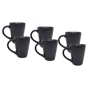 Lot de 6 mugs, design 2, SUGAR