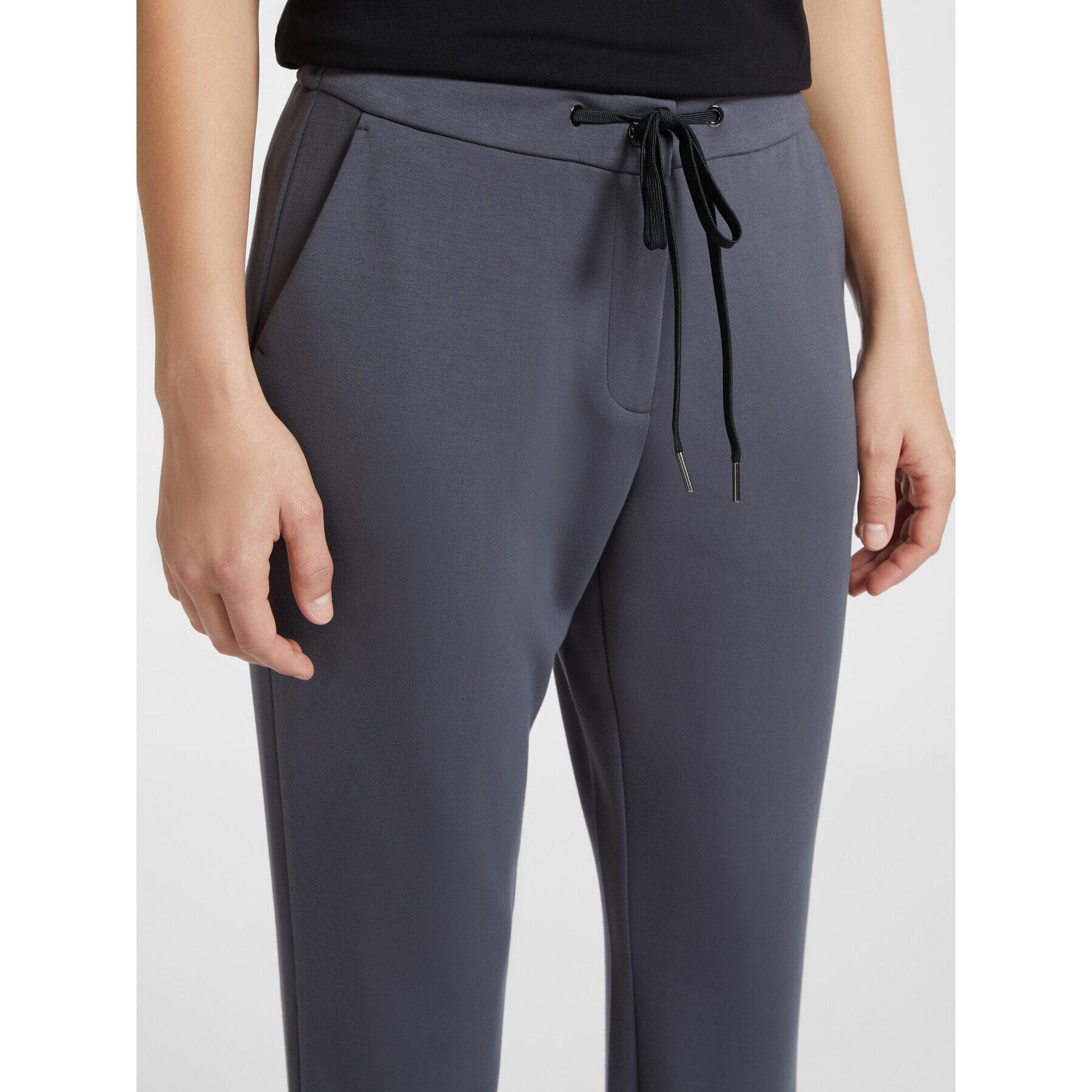 Elena Mirò - Pantaloni joggers in felpa - Grigio