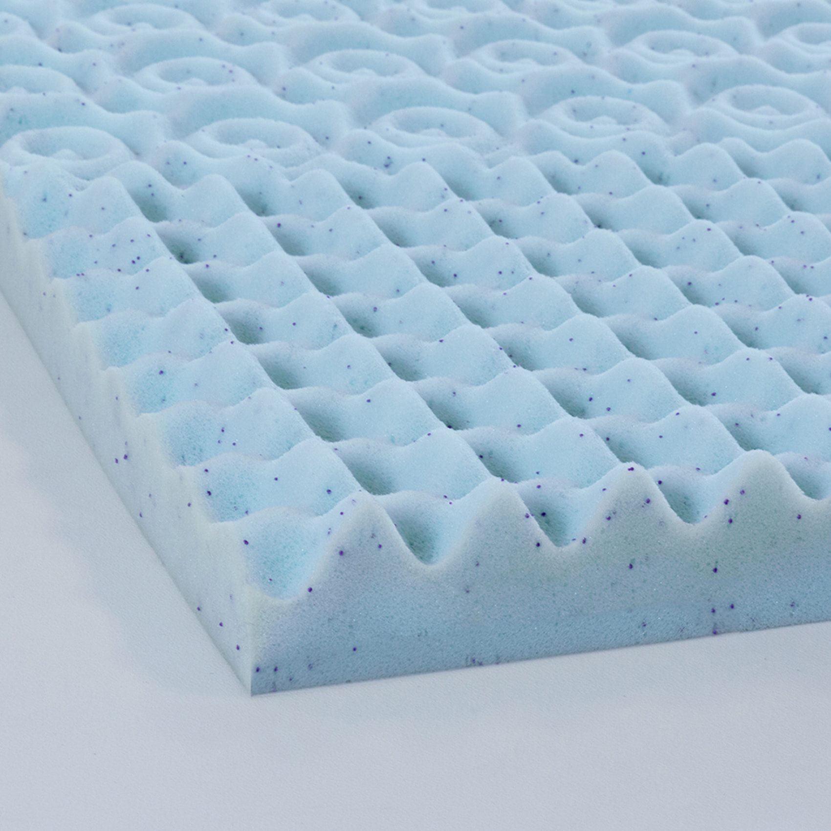 Surmatelas en gel de 6 cm - Bleu