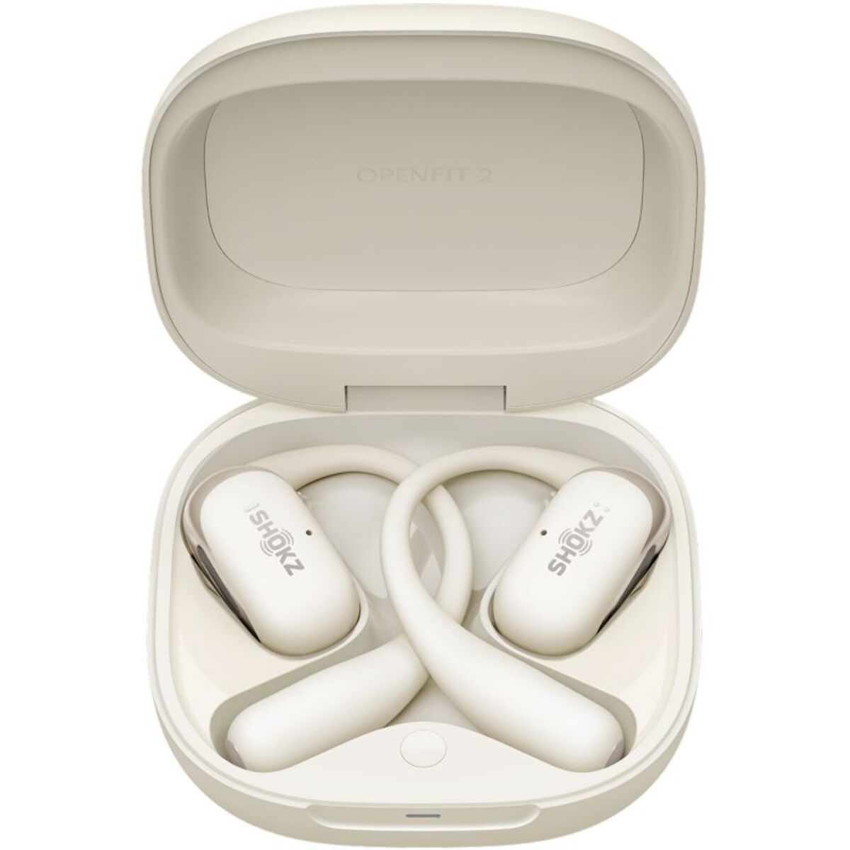 Ecouteurs sport SHOKZ OpenFit 2 Beige