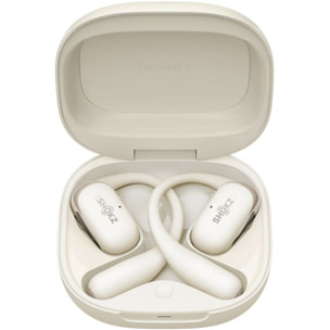 Ecouteurs sport SHOKZ OpenFit 2 Beige