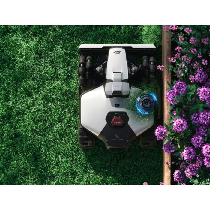 Robot tondeuse MAMMOTION LUBA mini 2 AWD sans fil périphérique, 1000 m² de superficie, 4 roues motrices pour fortes pentes