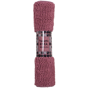 TAPPETO BAGNO SCENDI DOCCIA 50X80 CM 100% POLIESTERE ROSA