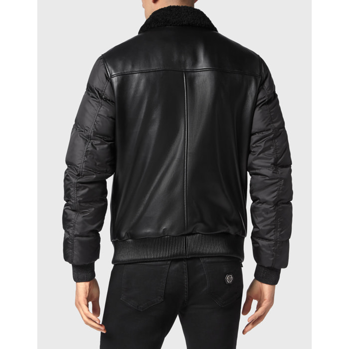 PHILIPP PLEIN Leather Jacket