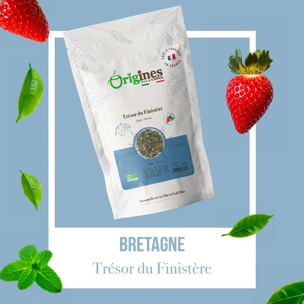 Thé blanc et vert Bio Trésor du Finistère - Sachet 80g