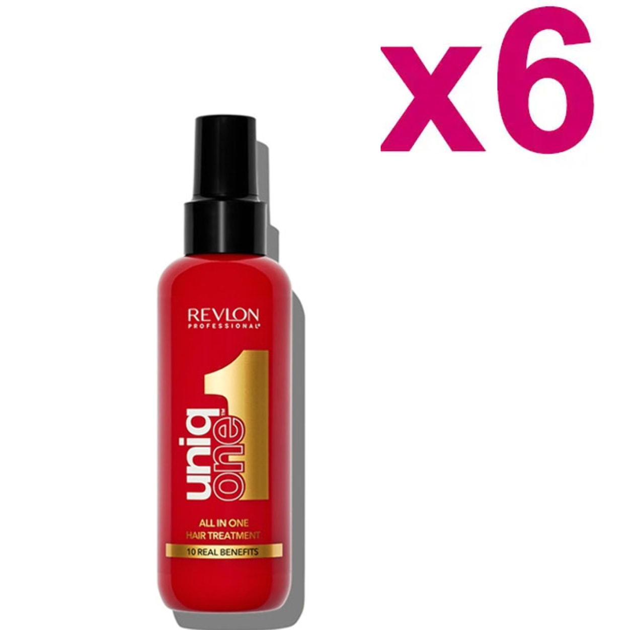 UNIQ ONE Kit Tratamiento Capilar Todo en Uno Fragancia Clásica 10 en 1 6 Piezas x 150ml