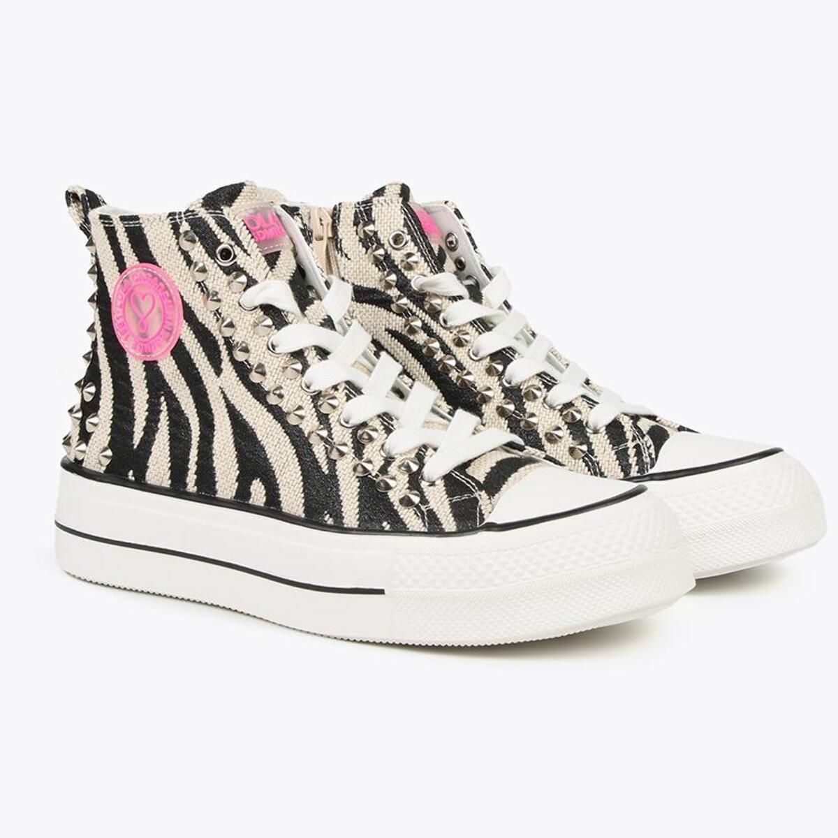 Sneakers alte stampa leopardo