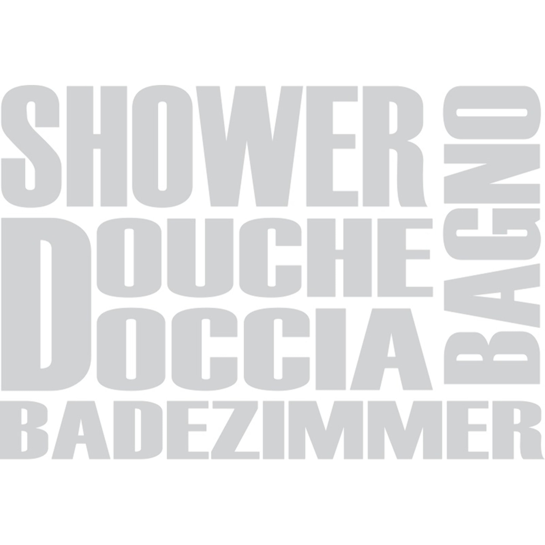Film Fenêtre Anti Regard Occultant - DOUCHEMULTILINGUE - Stickers Autocollant Brise-Vue pour Vitre & Porte de Douche