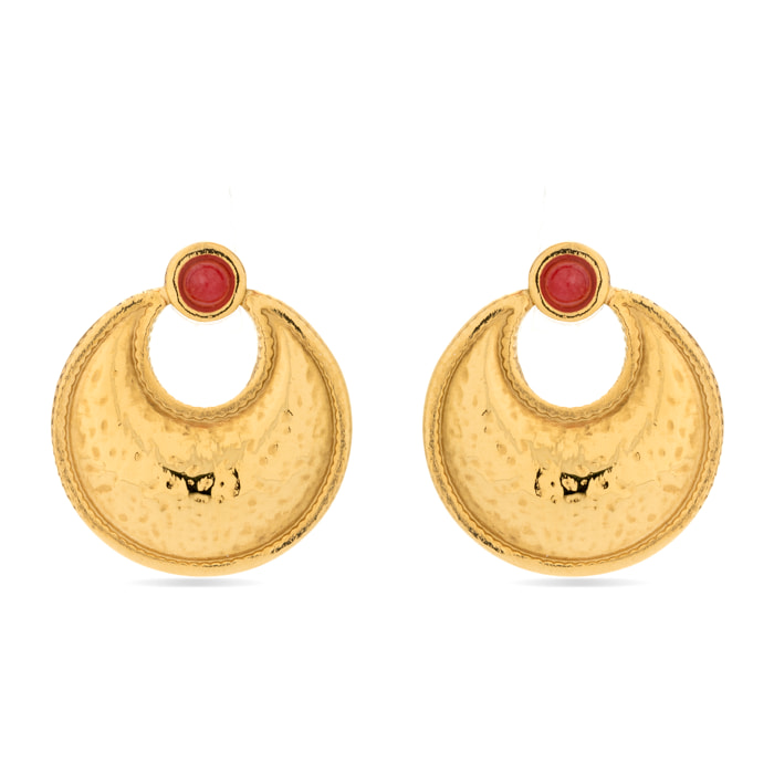 Pendientes Lux by Lux acabadoss oro 18k