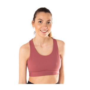 SUJETADOR DEPORTIVO CROSSBACK MUJER BLUEBALL EN ROSA