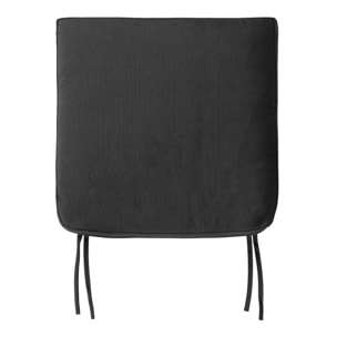 Cuscino outdoor Alture nero per sedia