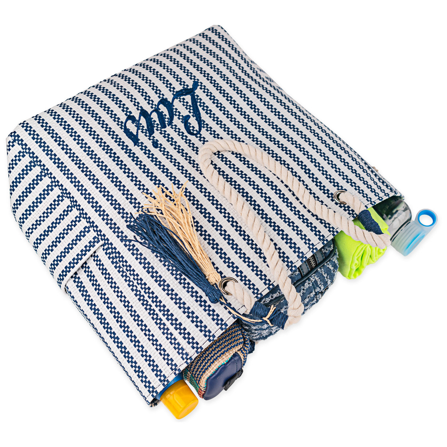 Bolso De Playa Lois Maui Azul Marino