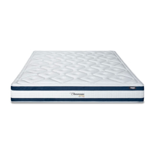 Matelas Chenonceau, Soutien Ferme, 26 cm, Mémoire de Forme & Mousse Haute Densité, Fabrication Française, Déhoussable