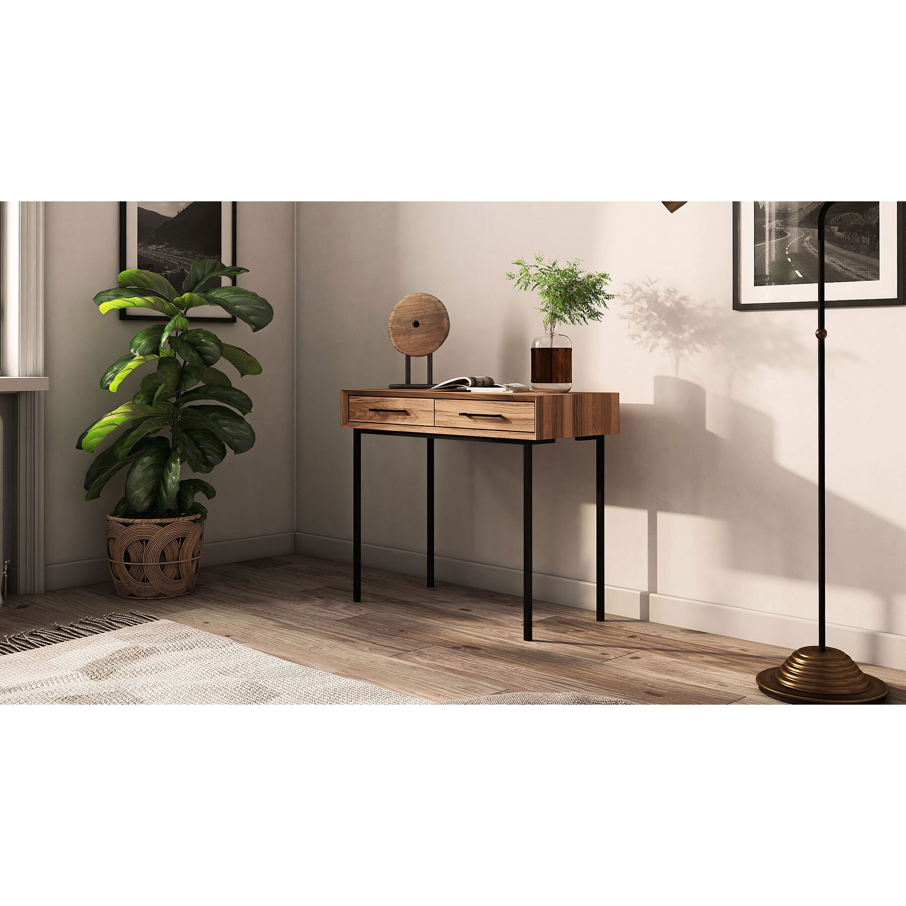 Console hêtre paola 97x45cm
