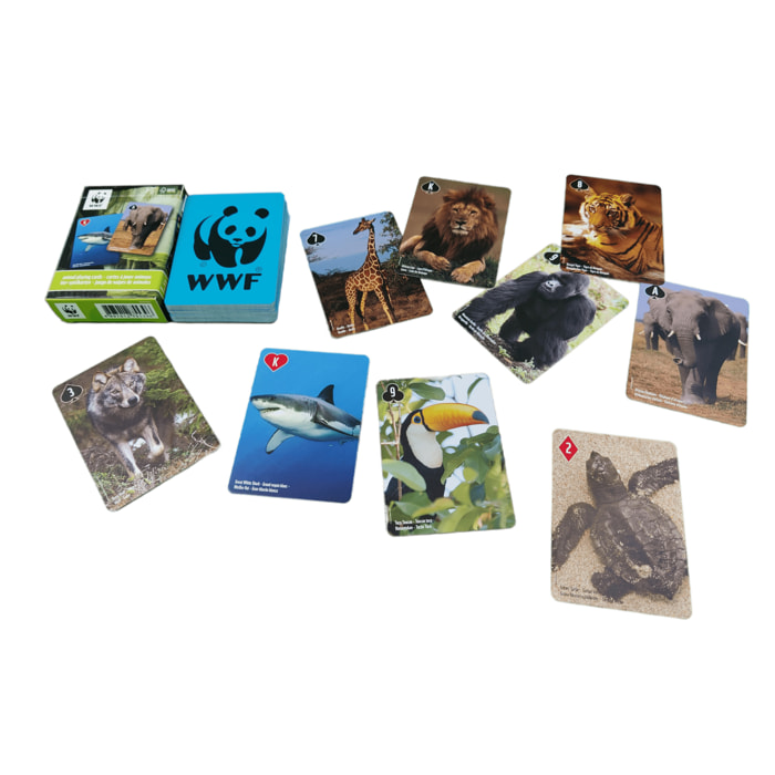 WWF CARTAS DE ANIMALES - 52 CARTAS