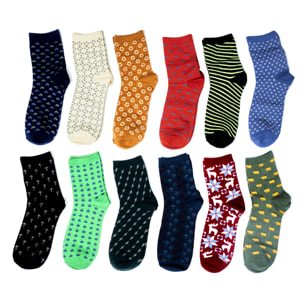 COFFRET DE 12 PAIRES DE CHAUSSETTES HOMME