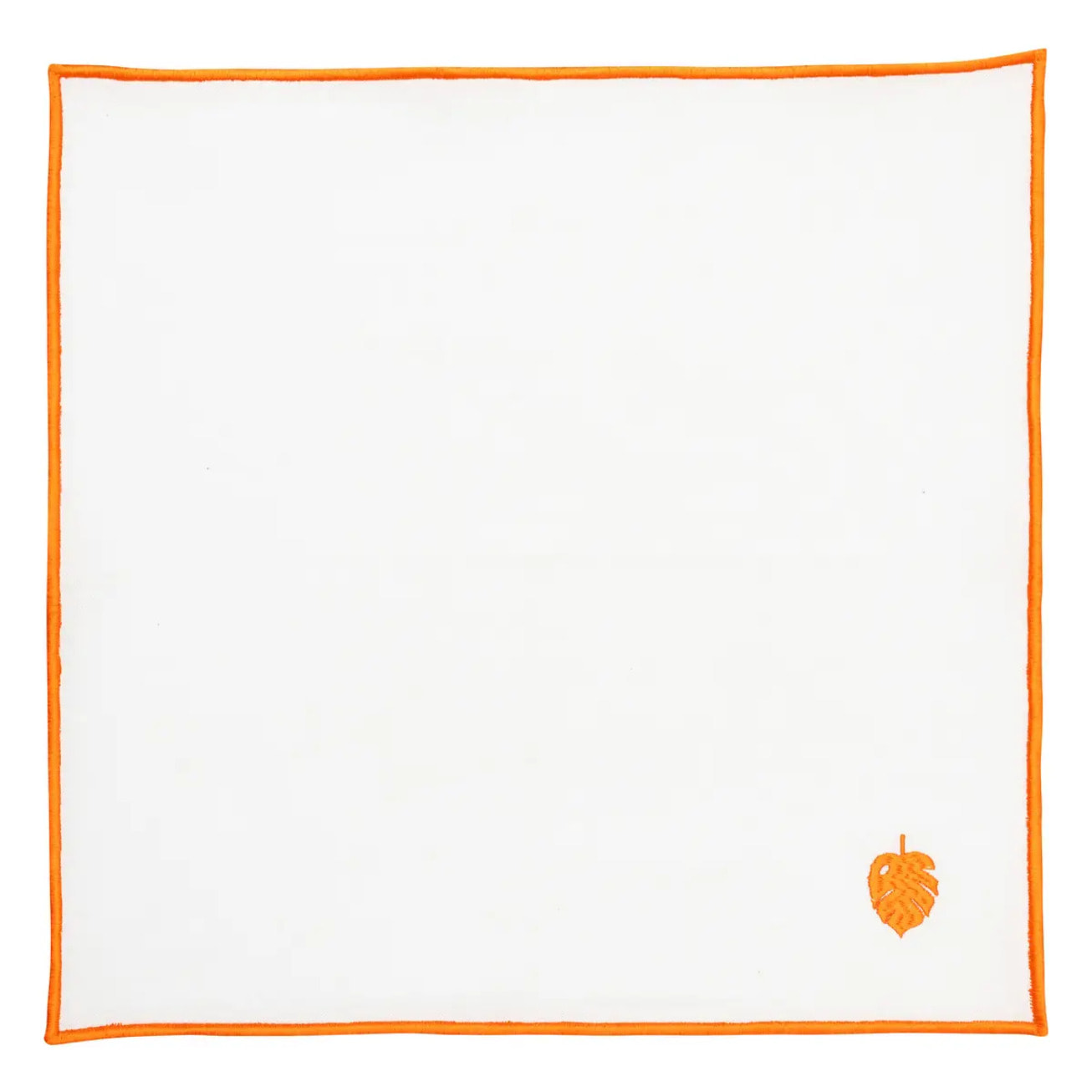 4 serviettes "Yucatan" coton blanc 40x40cm