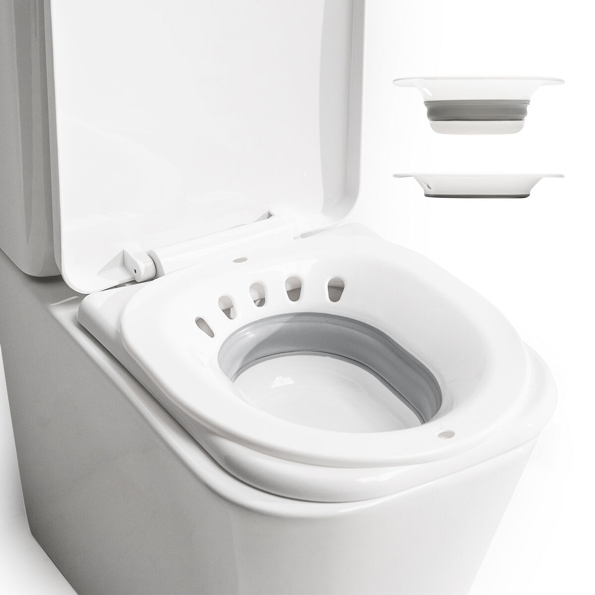 Bidet Pieghevole Portatile per WC Fopobi InnovaGoods