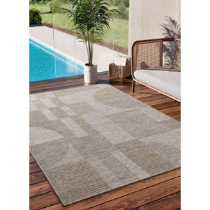 ORIA Alfombra de exterior beige, varias medidas disponibles.