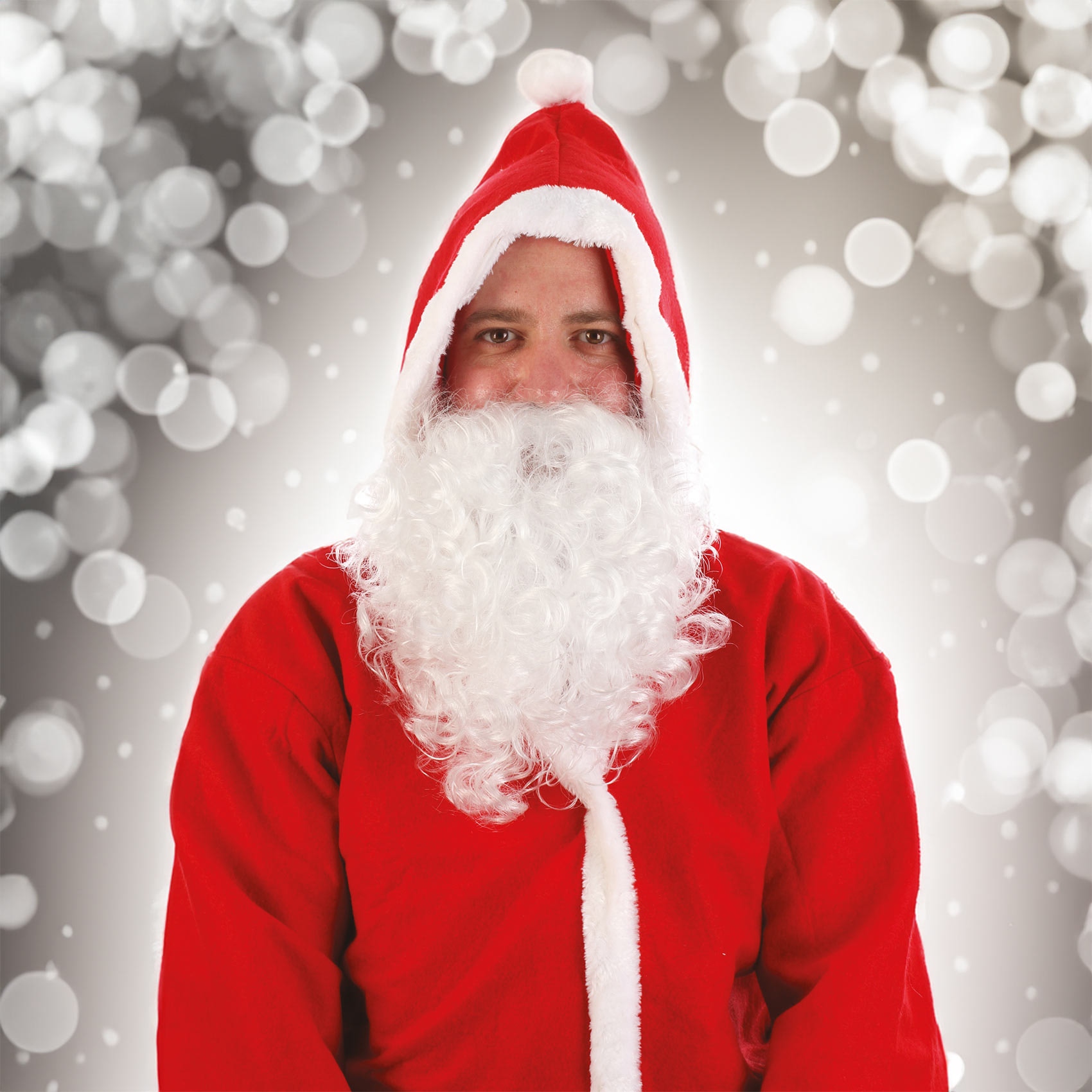 Barbe de père noël - Blanc