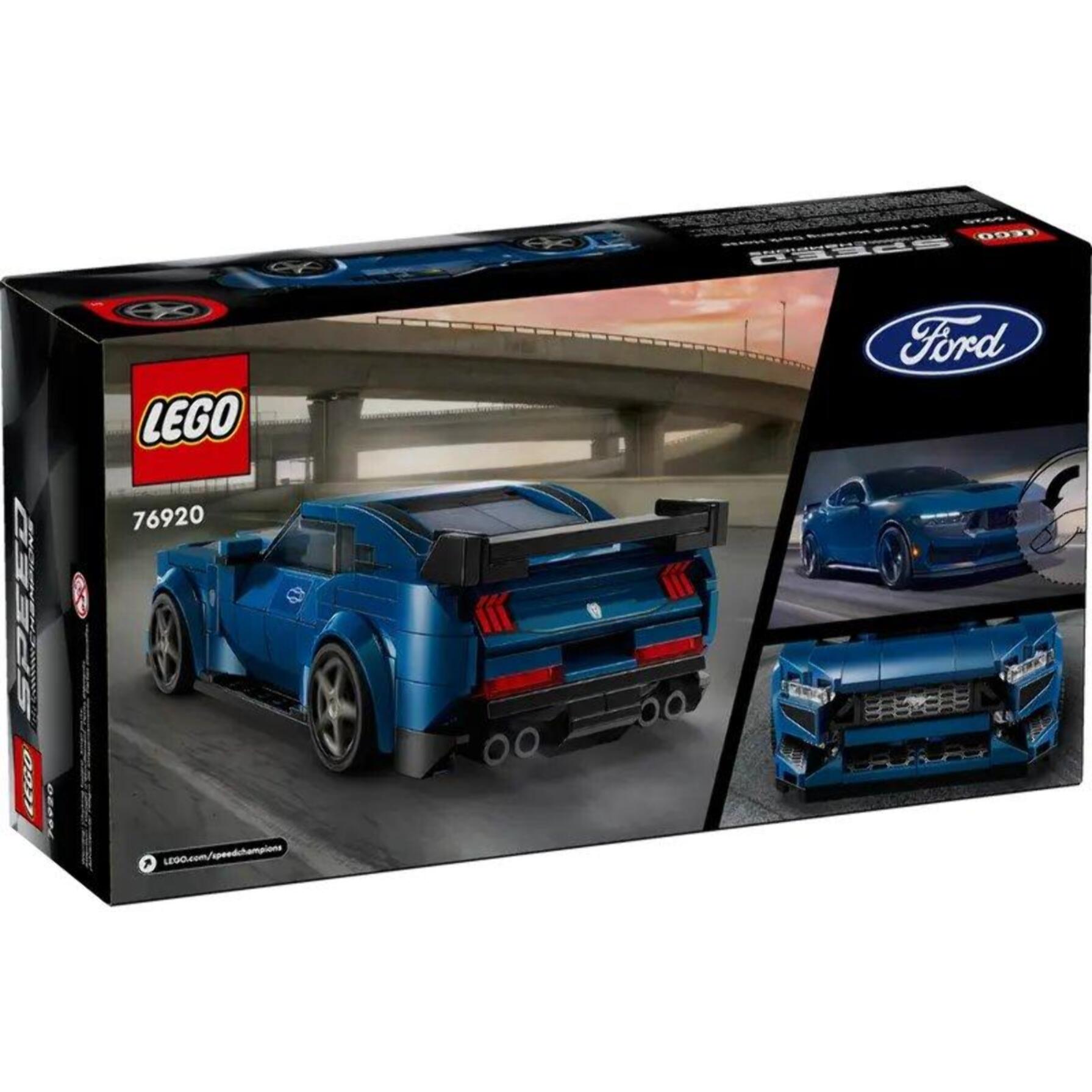 LEGO SPEED CHAMPIONS 76920 - AUTO SPORTIVA FORD MUSTANG DARK HORSE