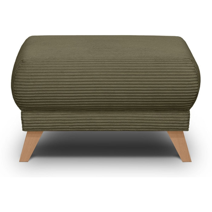 Pouf en velours côtelé - LARIA
