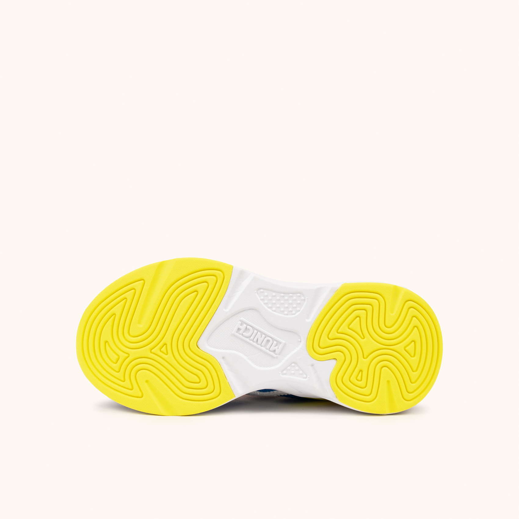 Zapatilla Infantil Multideporte Azul y Naranja con Velcro MUNICH MINI TRACK VCO 23