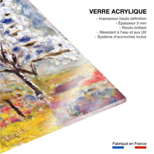 Tableau peinture l'amandier en fleurs de pierre bonnard  Tableau plexiglas