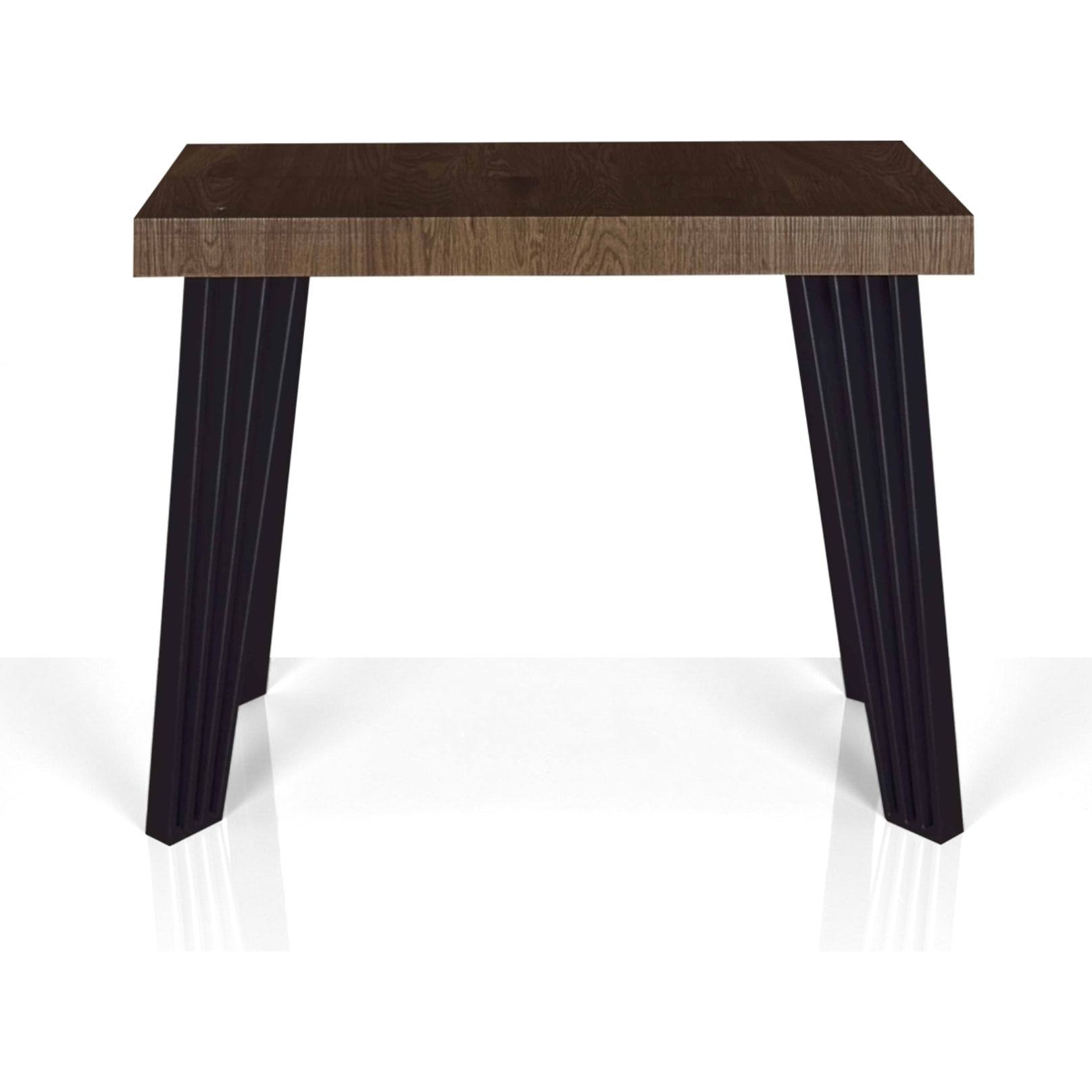 Console extensible Tomasucci EDNA, en MDF finition noyer, 45 × 90 × 76 cm