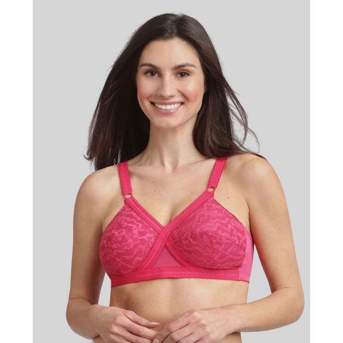 Sujetador sin aros cruzado mágico 556