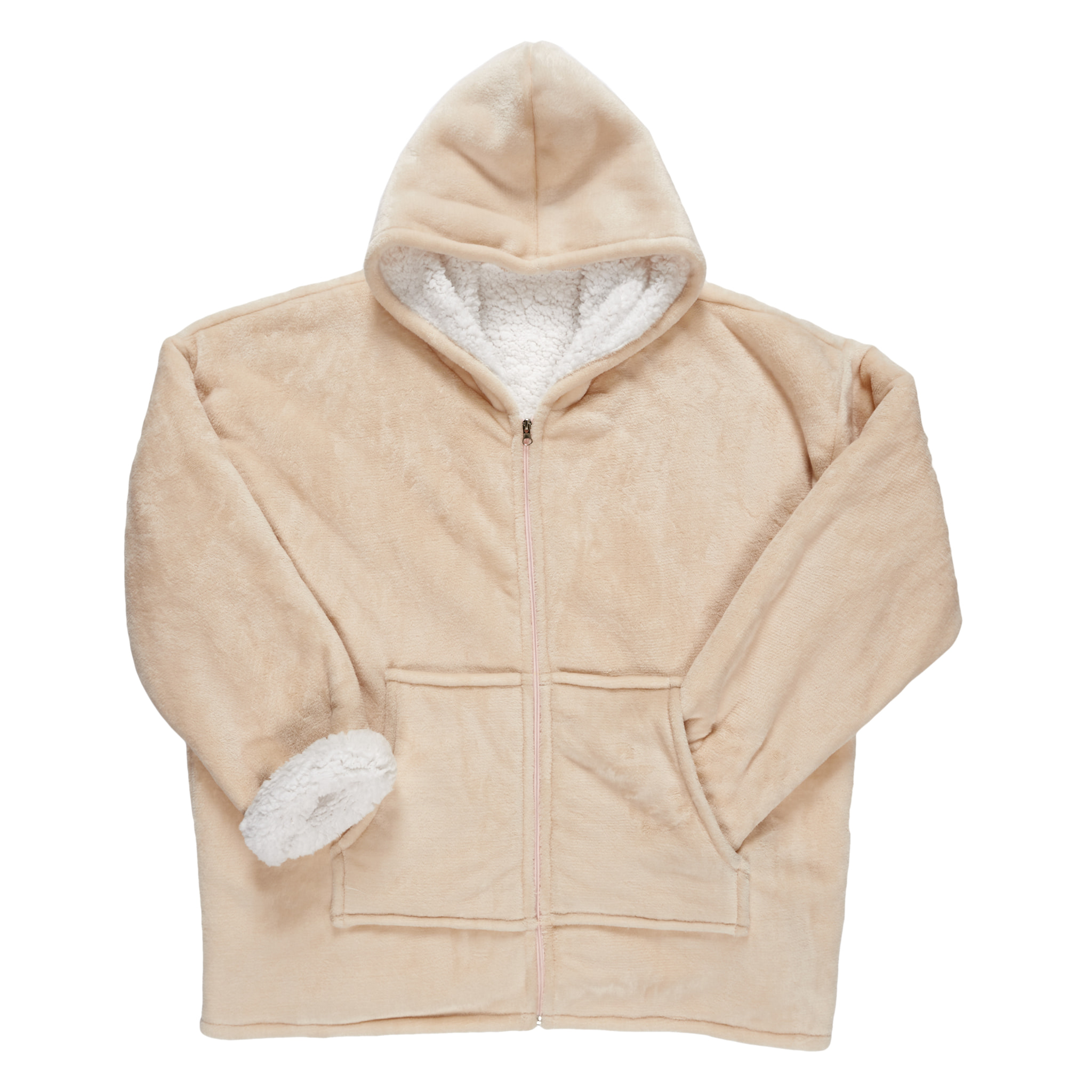 Sweat À Capuche - HOME DECO FACTORY - Beige - Pratique - Ultraconfortable
