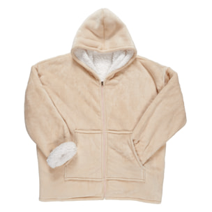 Sweat À Capuche - HOME DECO FACTORY - Beige - Pratique - Ultraconfortable