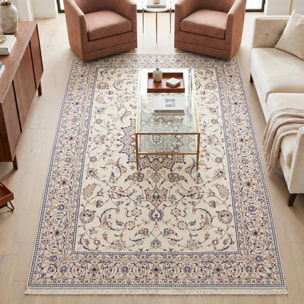 Tapis d'orient, motif oriental, noué main, laine et soie, ZIDO