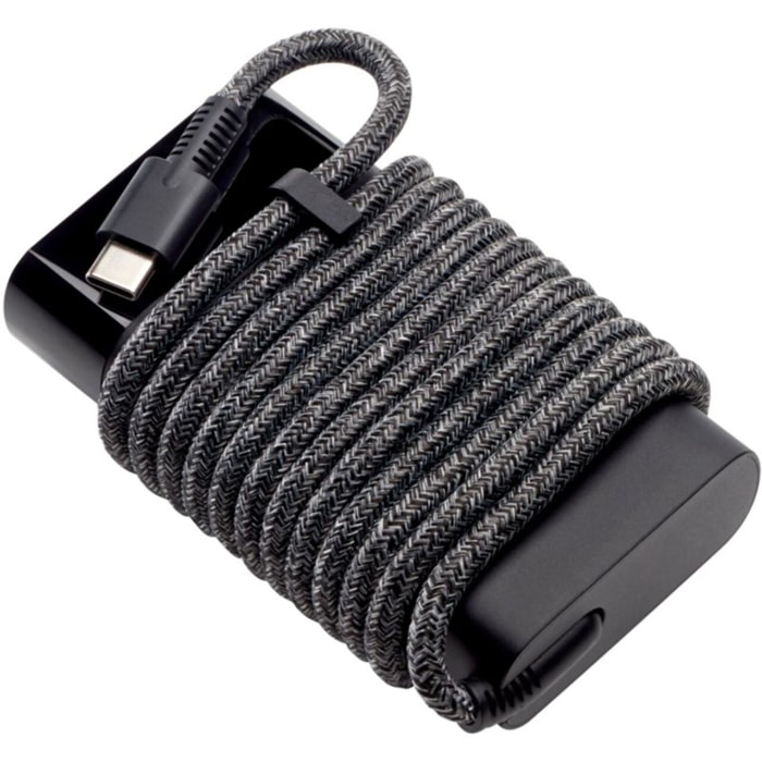 Chargeur ordinateur portable HP PC 65W noir mat compact USB-C EU
