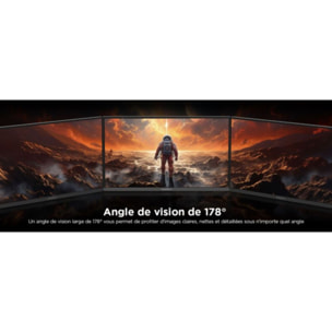 Ecran PC Gamer KOORUI G2411P 24" Full HD 200Hz IPS HDR 400