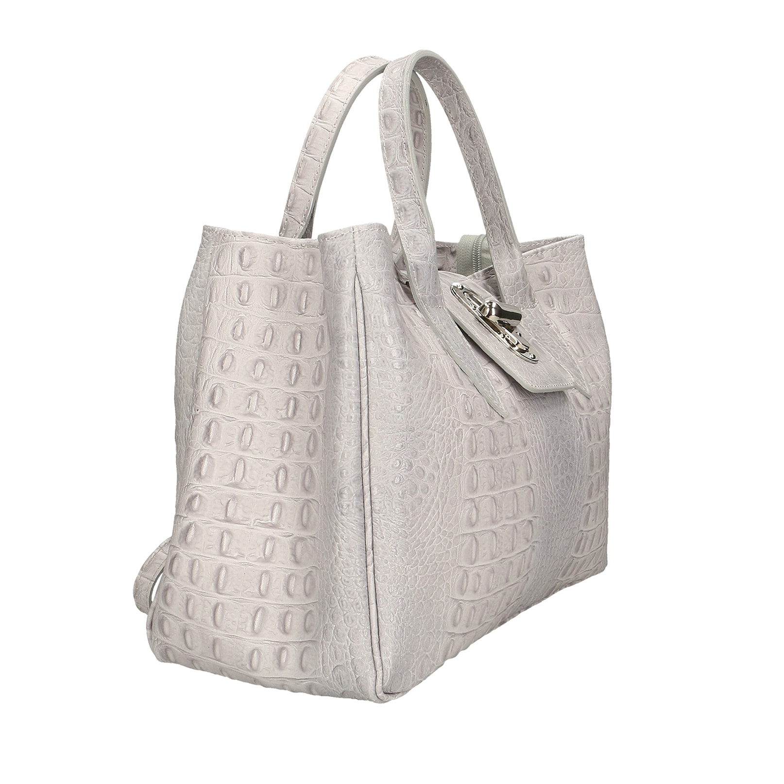 Borsa a mano da donna In Vera pelle Made in Italy 35x23x13 cm