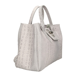 Borsa a mano da donna In Vera pelle Made in Italy 35x23x13 cm