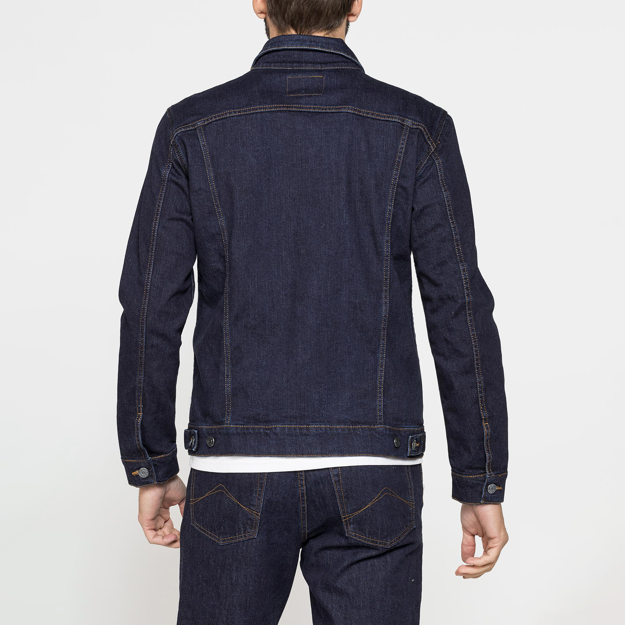 GIACCA DI JEANS DA UOMO MOD. TRUCKER IN DENIM STRETCH