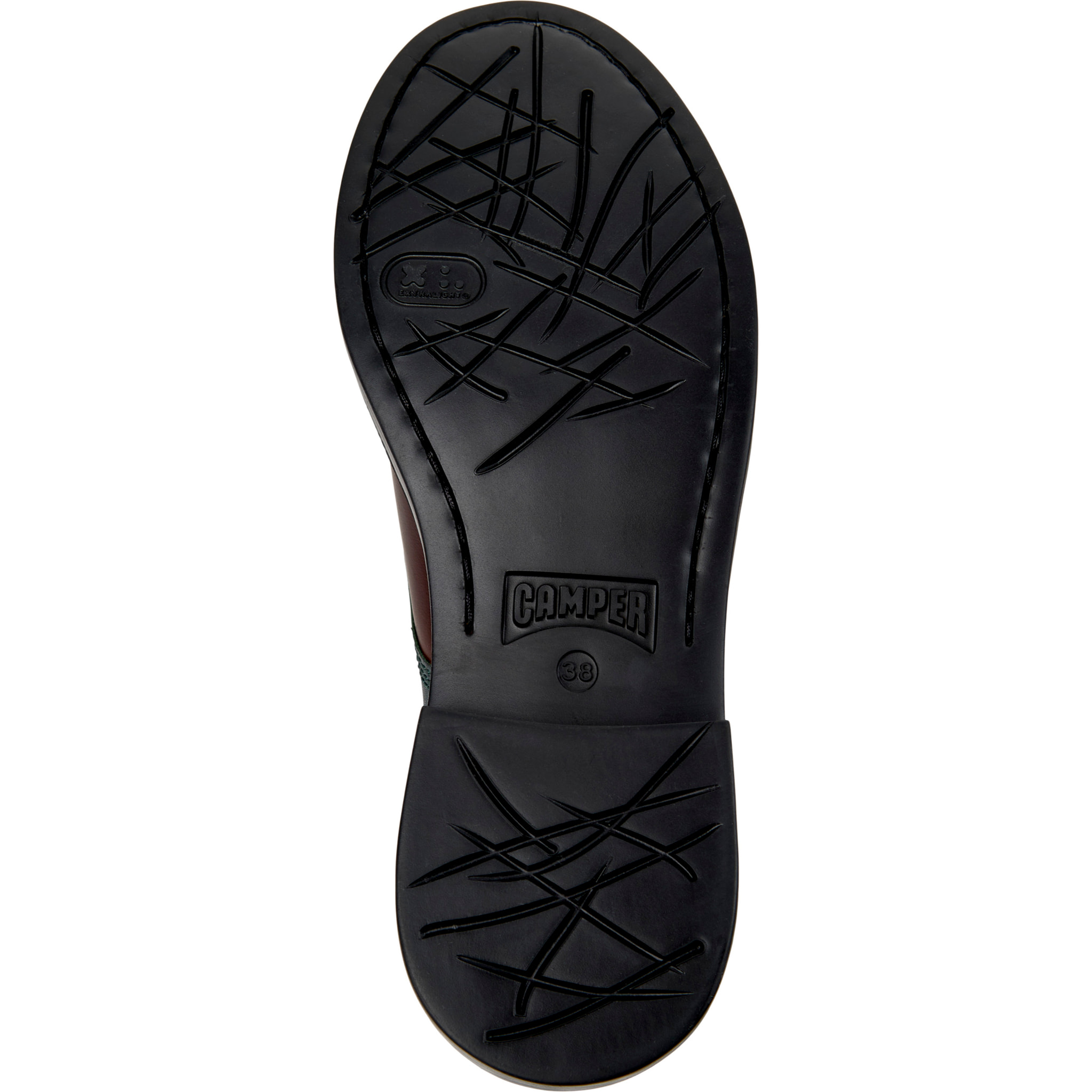 Zapatos de cordones - CAMPER Dean Twins - Multicolor - Cuero liso