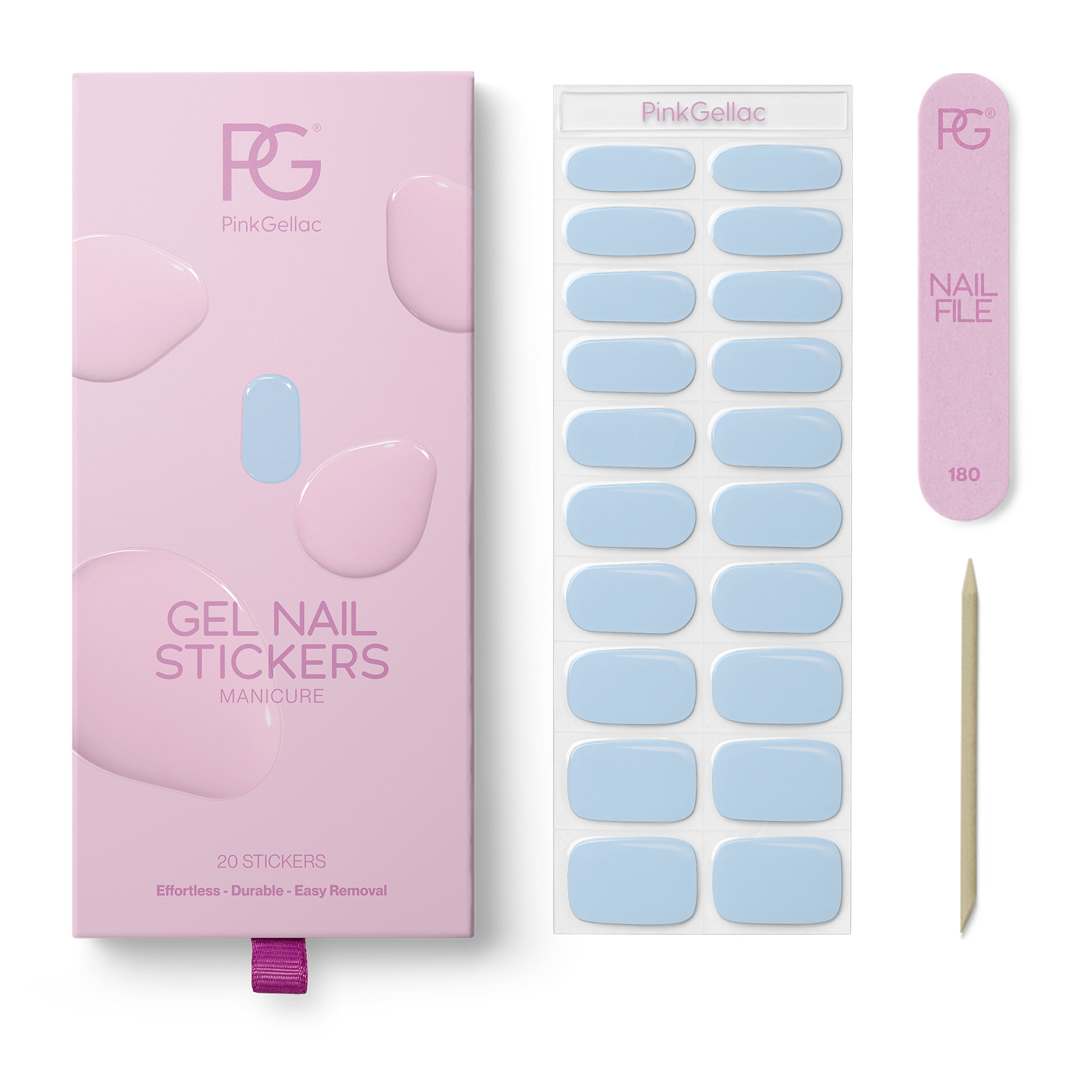 Stickers gel - 0040 Powdery Blue