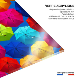 Tableau ciel de parapluies Tableau plexiglas