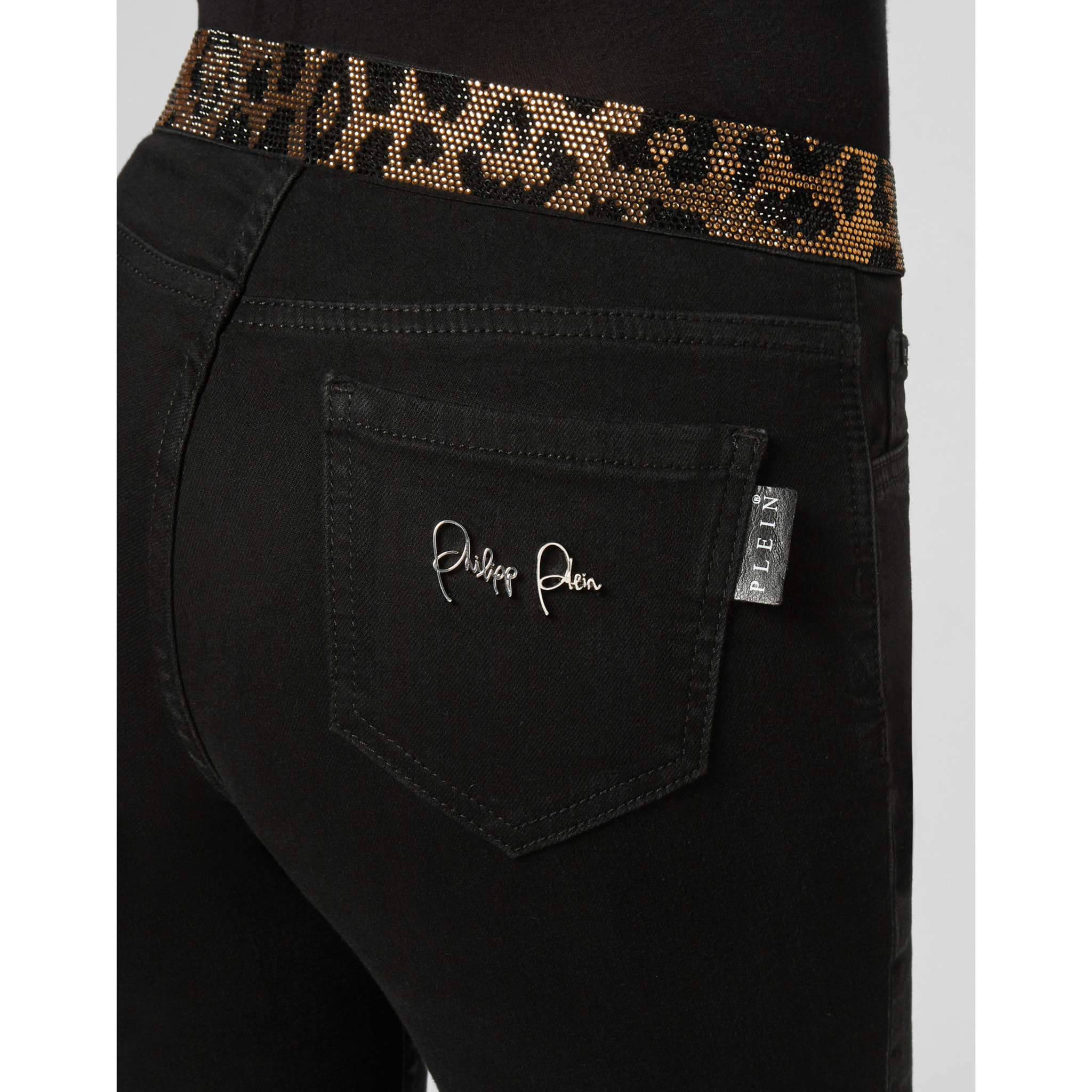 PHILIPP PLEIN High Waist Leopard