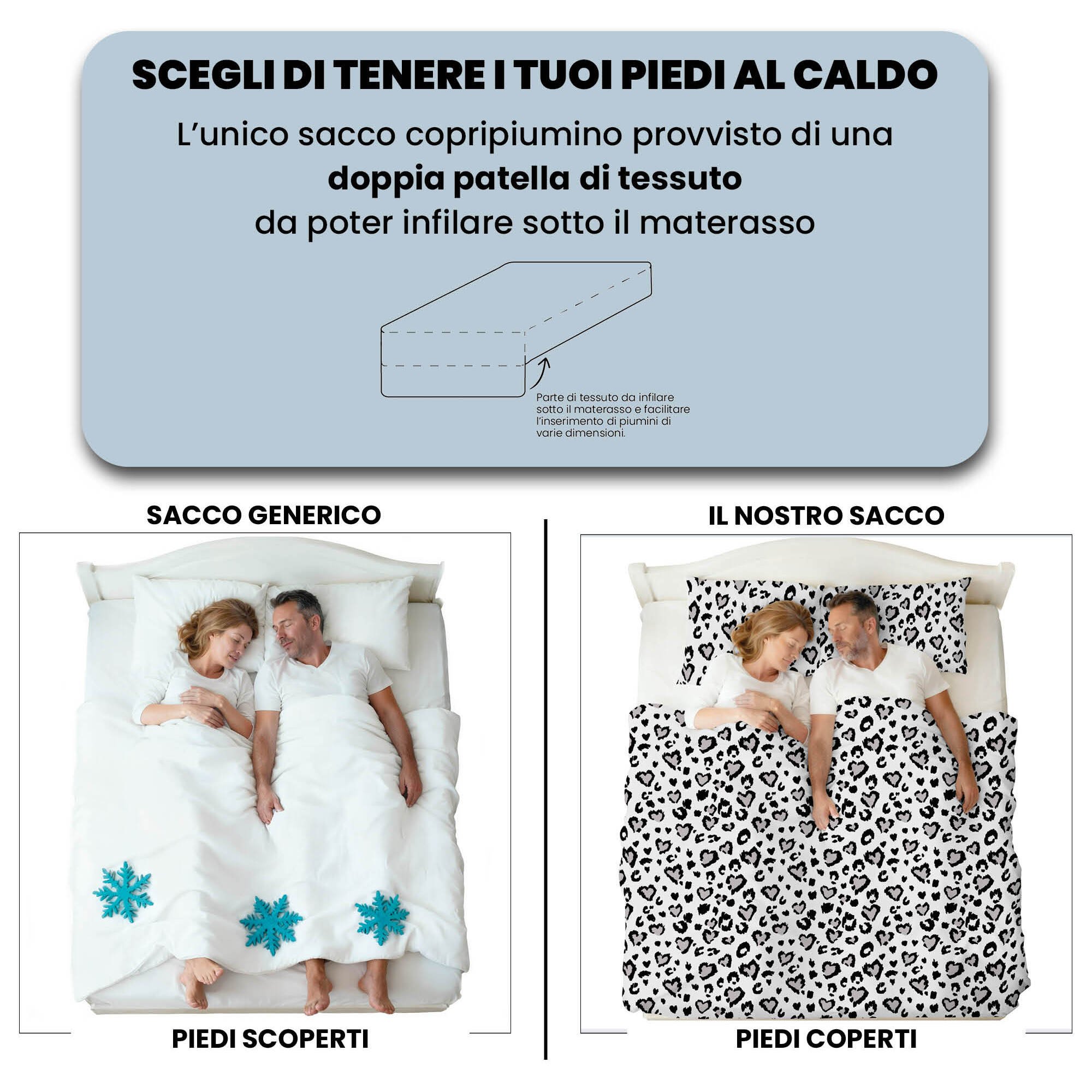 COPRIPIUMINO FASHION, 100% Microfibra, No Stiro - INGRID