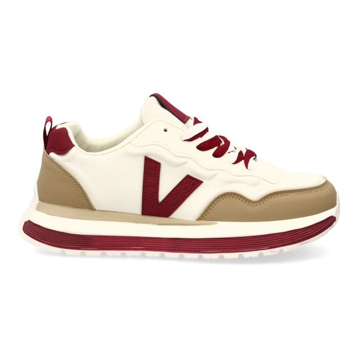 Zapatilla hombre casual con contrastes